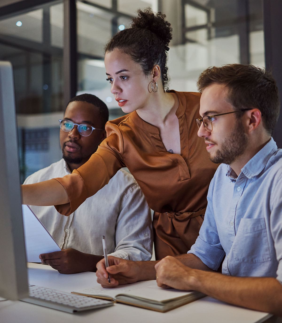 a man sitting on a table